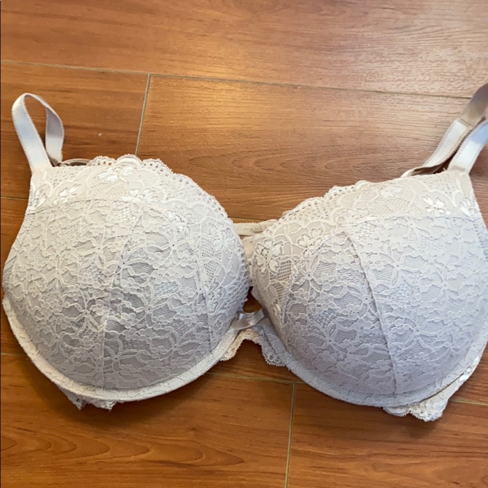 40D Nude Lace Push Up Bra Torrid
